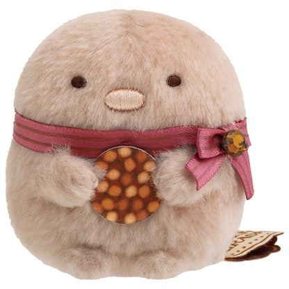 Sumikko gurashi Tenori Plush Chocolate Color Image from Chocolate Fair at Sumikko Cafe Theme San-X Japan
