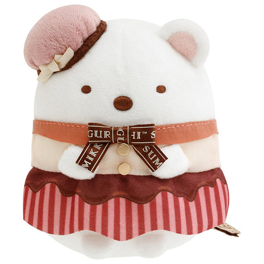 San-X Sumikko gurashi Atsumete Plush Shirokuma from Chocolate Fair at Sumikko Cafe Theme San-X Japan