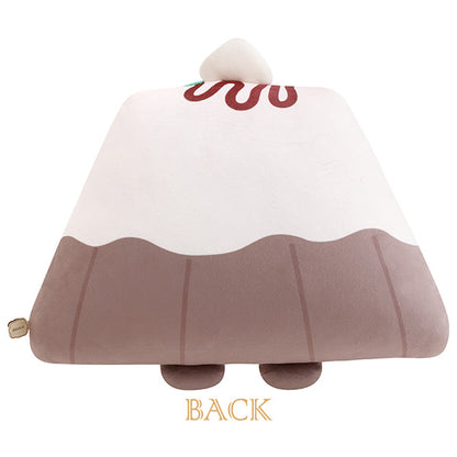 San-X Sumikko gurashi Cuddle Plush Yama Canelé mochi touching from Chocolate Fair at Sumikko Cafe San-X Japan