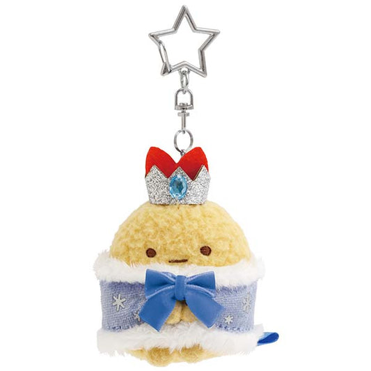 San-X Sumikko gurashi Ebifurai no shippo Plush Keychain from Sumikko Christmas theme 2025 San-X Japan