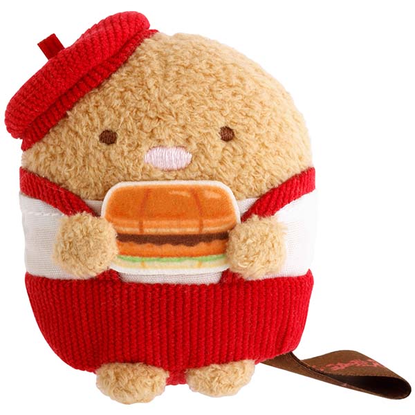 San-X Sumikko gurashi Tonkatsu Tenori Plush Collaborated with Komeda Coffee Shop from San-X