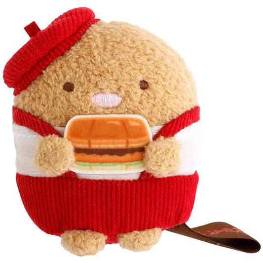 San-X Sumikko gurashi Tonkatsu Tenori Plush Collaborated with Komeda Coffee Shop from San-X