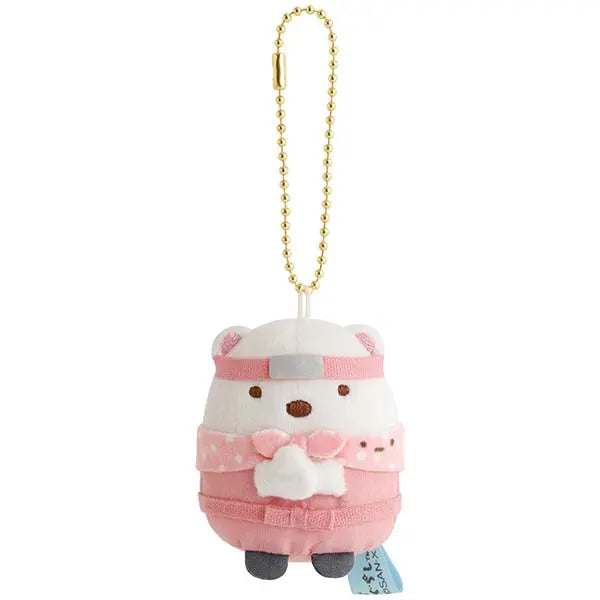 San-X Sumikko gurashi Shirokuma Plush Keychain Ninja theme from San-X Japan