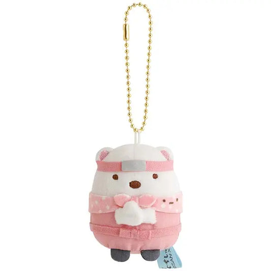 San-X Sumikko gurashi Shirokuma Plush Keychain Ninja theme from San-X Japan