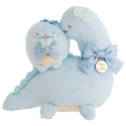 【In stock: in Apr】San-X Sumikko gurashi x Maison de Fleur Collaborated Plush Tokage & Tokage's Mother from San-X Japan