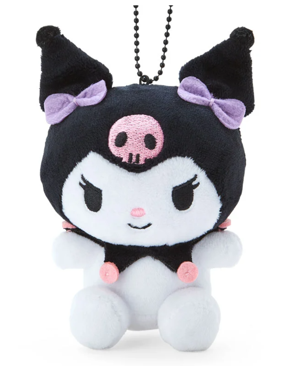 Sanrio Kuromi Plush with ball keychain Sanrio Japan