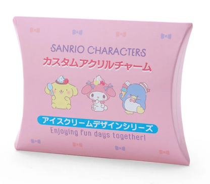 Sanrio Acrylic customize Keychain Key holder Ice Cream Design with Blind Package Sanrio Japan