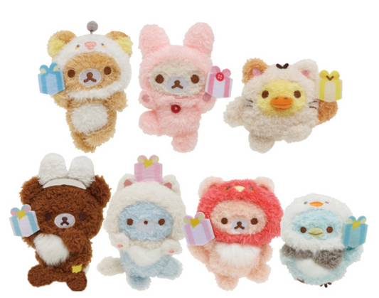 San-X Rilakkuma Plush Badge 7styles from Happy For You Theme San-X Japan