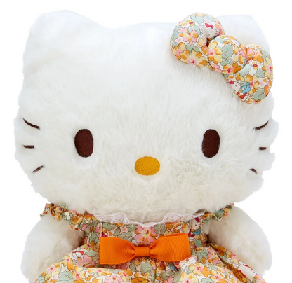Sanrio Hello Kitty x Liberty Fabrics Collaboration Plush (YE) Height 24cm, approx, Sanrio Direct from Japan