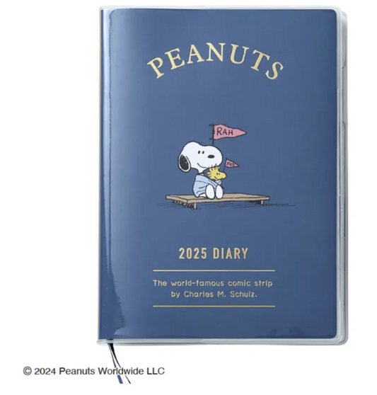 Sanrio Peanuts SNOOPY B6 Diary 2025 Monthly & Weekly Schedule book Planner Direct from Japan