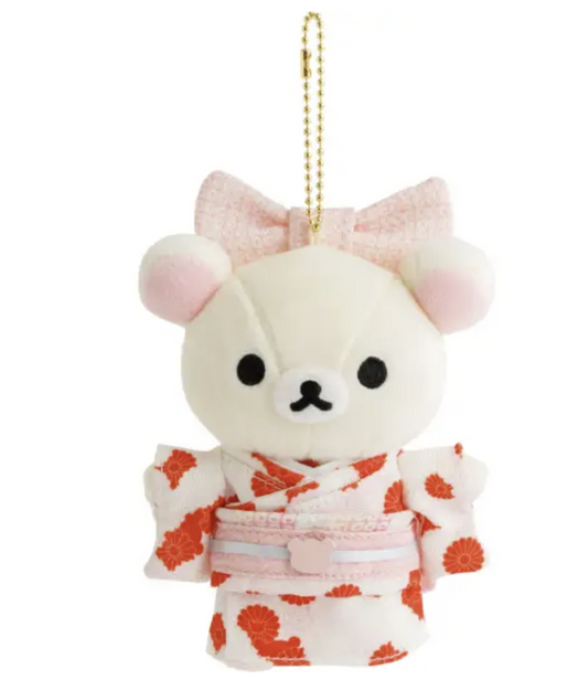 San-X Korilakkuma Kimono Plush Keychain Limited edition San-X Japan