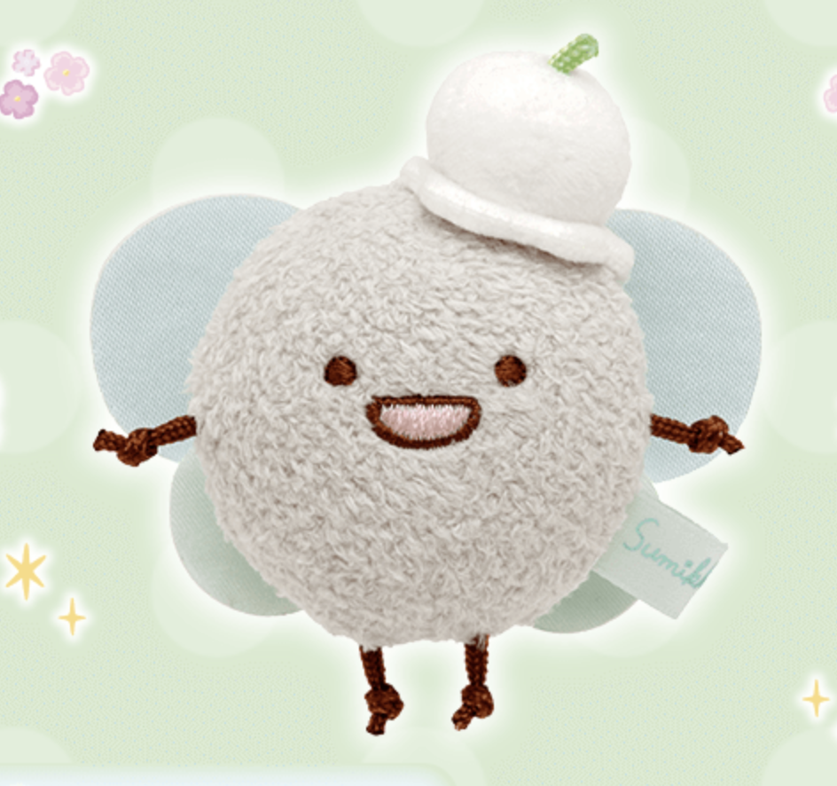 San-X Sumikko gurashi Tenori Plush Set Limited Edition Zassou & Fairies Flower garden theme from San-X Japan