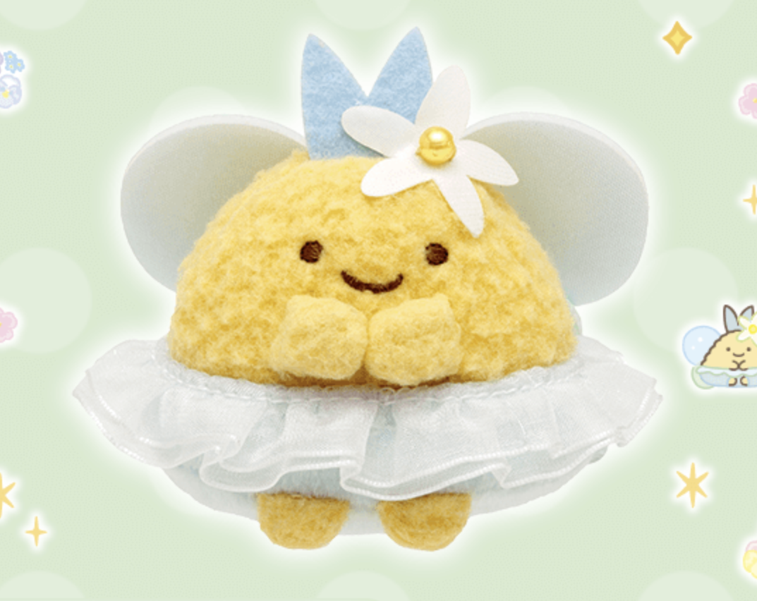 San-X Sumikko gurashi Tenori Plush Set Limited Edition Zassou & Fairies Flower garden theme from San-X Japan