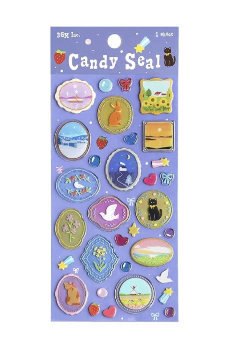 Candy Sticker Colourful Brooch from BGM