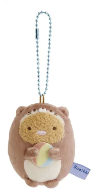 San-X Sumikko gurashi Tonkatsu Aquarium Plush Keychain Limited Edition from San-X Japan