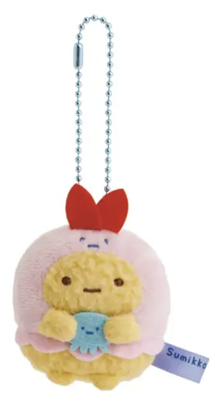 San-X Sumikko gurashi Ebifurai-no Shippo Aquarium Plush Keychain Limited Edition from San-X Japan