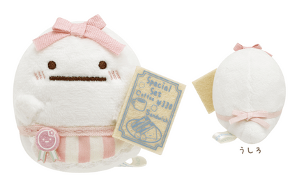 Sumikko gurashi Tenori Plush Set of Penguin genuine and Obake  Sumikko Marche theme Limited Edition from San-X Japan