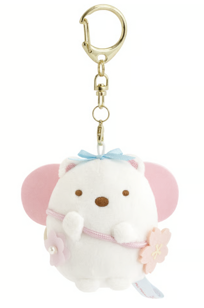 Sumikko gurashi Shirokuma Sakura Fairy Plush Keychain Limited edition from San-X Japan