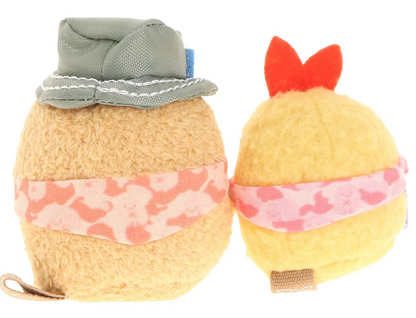 San-X Sumikko gurashi Tenori plush Camp theme Tonkatsu & Ebi furai no shippo Limited edition San-X Japan