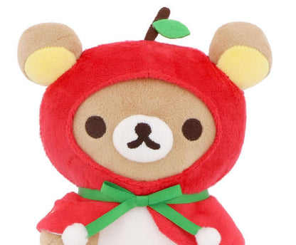 San-X Japan Rilakkuma Plush Limited Edition Apple from 'Rilakkuma Ensemble tour Hokkaido' San-X Japan