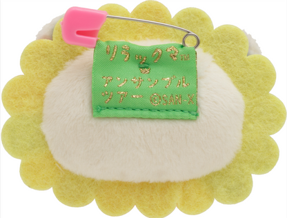 San-X Korilakkuma Rilanowa Plush Badge from San-X Japan