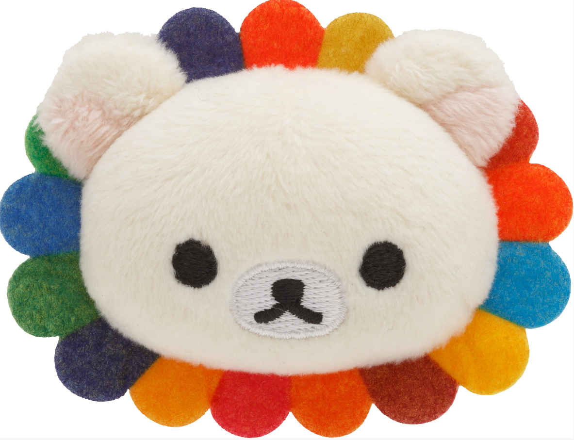 San-X Korilakkuma Rilanowa Plush Badge from San-X Japan