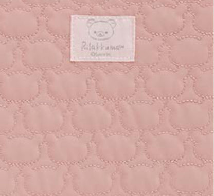 San-X Rilakkuma Tablet Case Pouch Quilting Case Pink from 'Relax with Rilakkuma at Night' theme San-X Japan