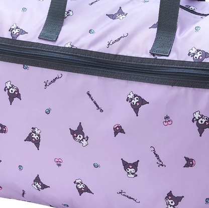 Sanrio Foldable Bag Boston Bag Kuromi Travel Bag Sanrio Direct from Japan