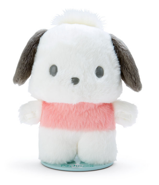 Sanrio Pochacco Plush 'Pitatto Friends' M size Standable Doll Sanrio Direct from Japan