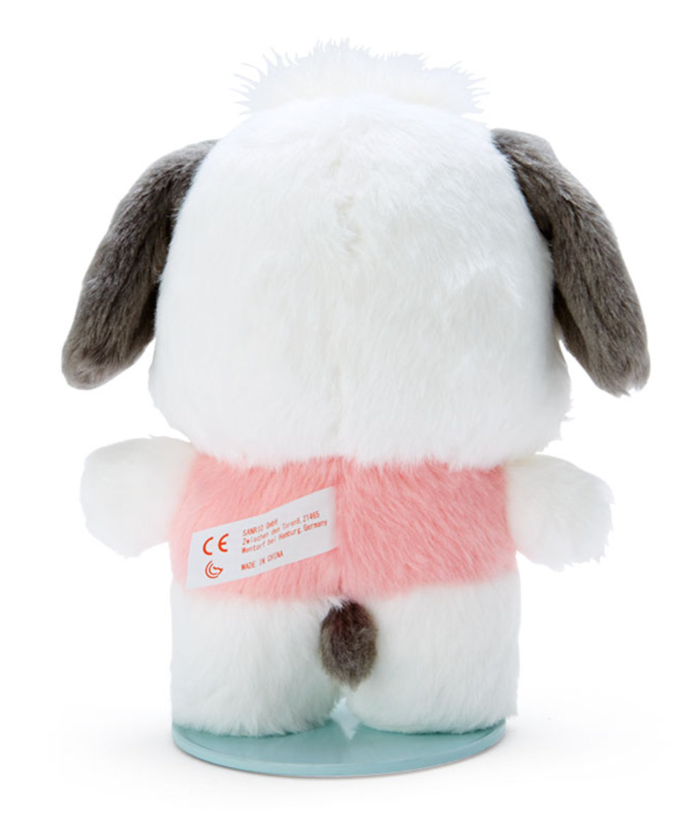 Sanrio Pochacco Plush 'Pitatto Friends' M size Standable Doll Sanrio Direct from Japan