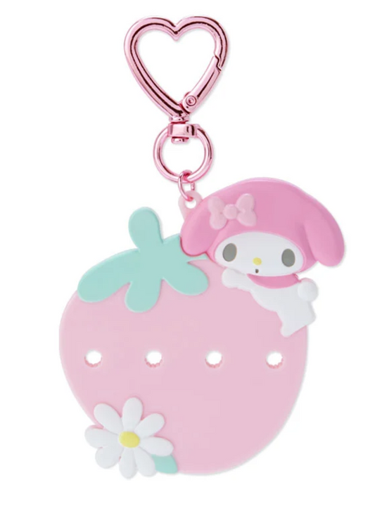 Sanrio Customize Keychain 'My Pachirun' My Melody (4 holes) Direct from Japan