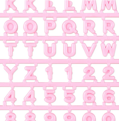 Sanrio Alphabet parts Pink for 'My Pachirun' Character Customize Keychain Direct from Japan