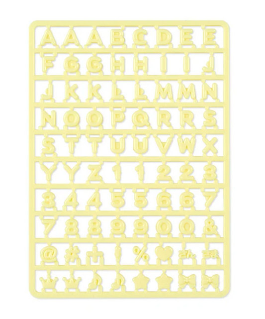 Sanrio Alphabet parts Yellow for 'My Pachirun' Character Customize Keychain Direct from Japan