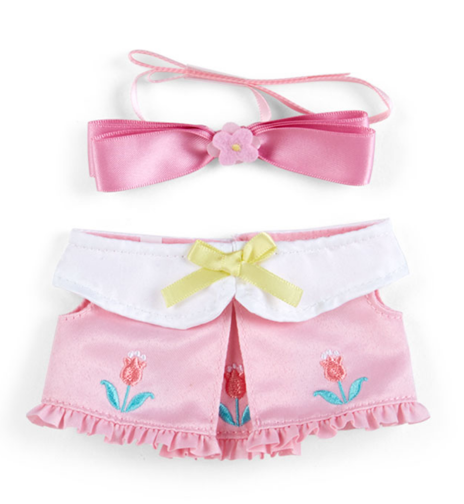 Sanrio Clothes Set for Plush 'Pitatto Friends' M Size Dress 'Tulip' Sanrio Direct from Japan