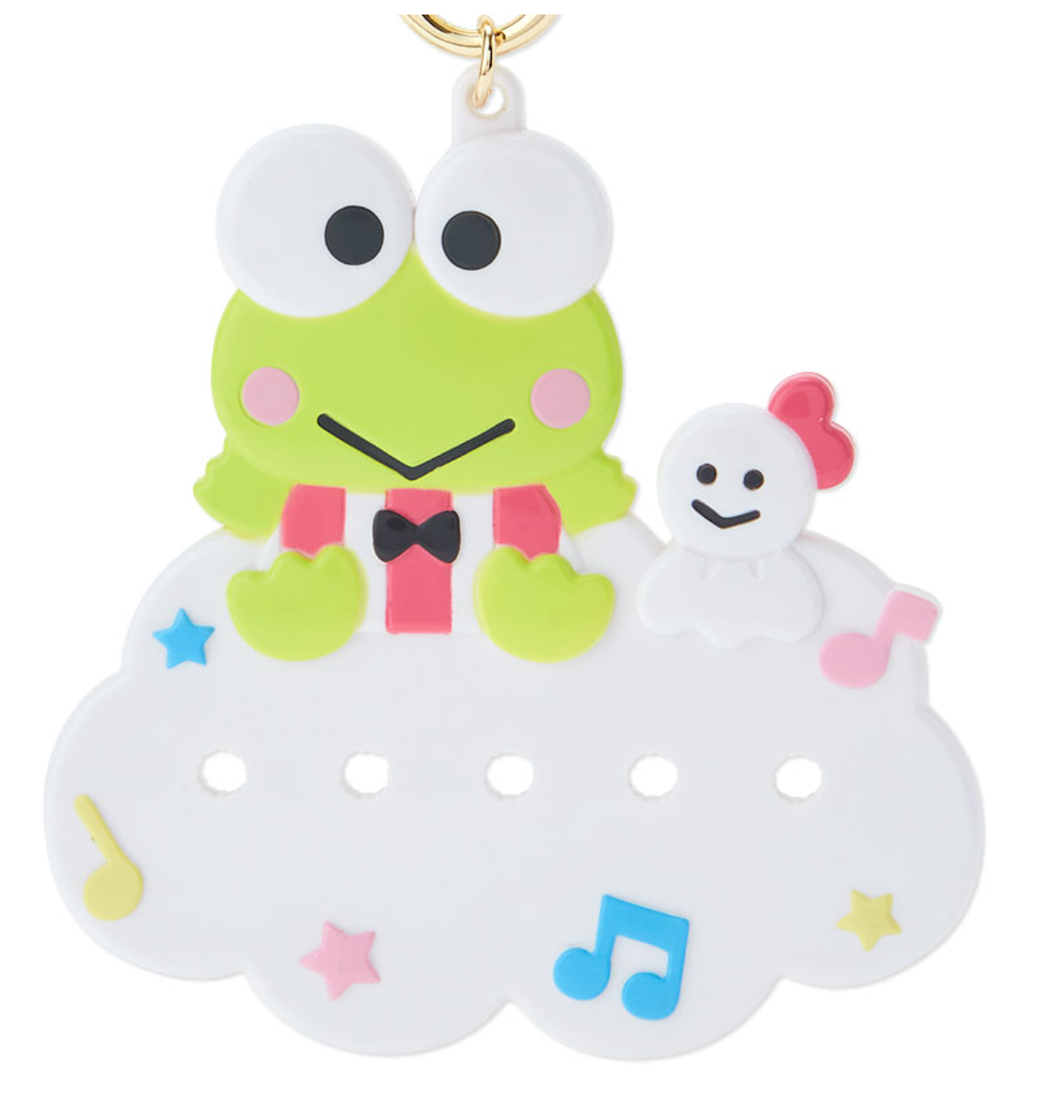 Sanrio Customize Keychain 'My Pachirun' Kero Kero Keroppi (5 holes) Direct from Japan