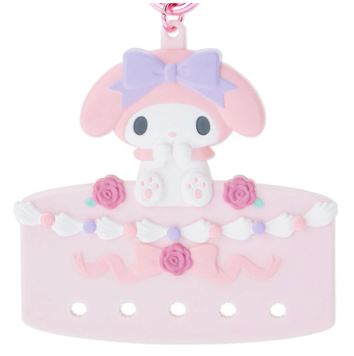 Sanrio Customize Keychain 'My Pachirun' My Melody (5 holes) Direct from Japan