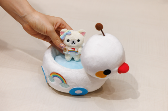 San-X Rilakkuma Korilakkuma Tenori Plush and Duck Car Plush Limited Edition San-X Japan