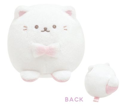 Funwari Nekolon Tenori Plush Set of 5 pieces comes with drawstring bag from San-X Japan