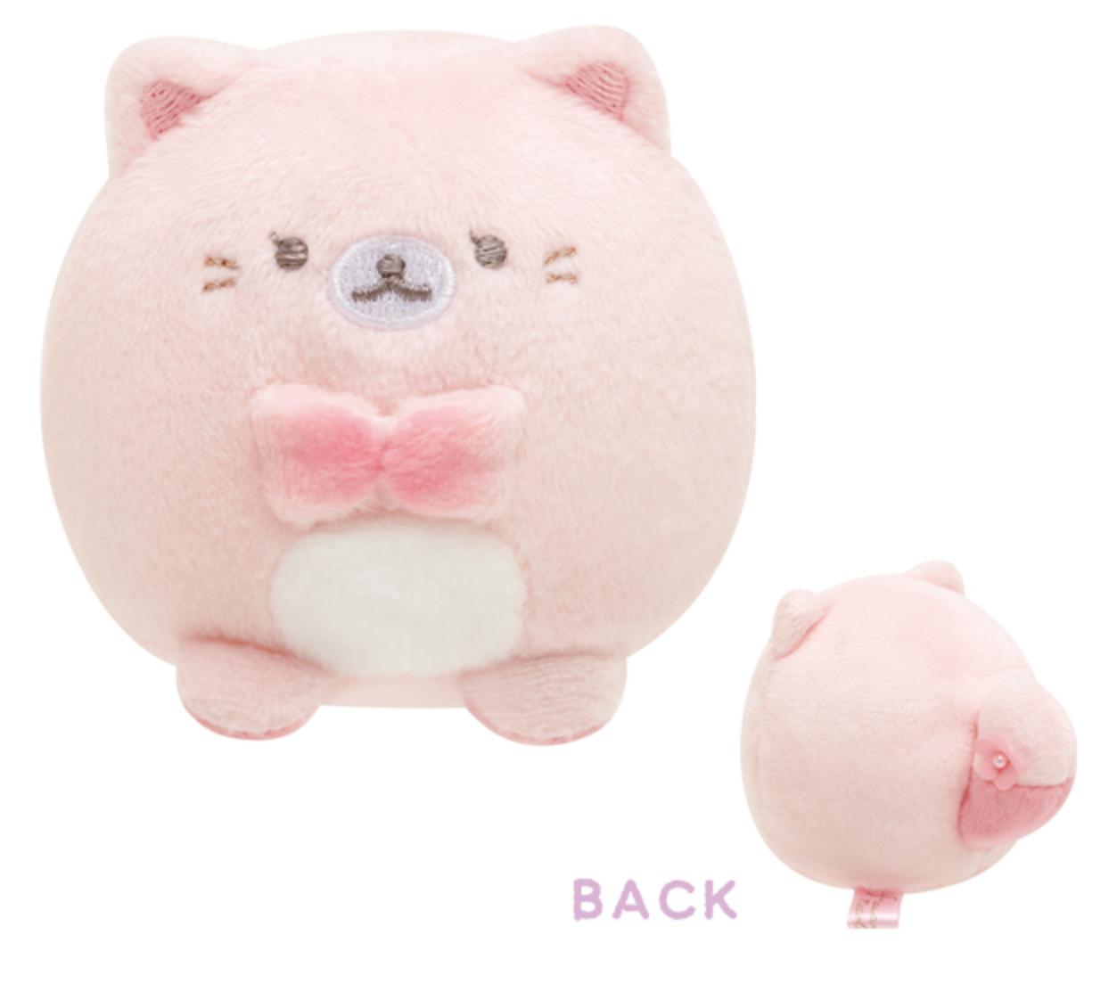Funwari Nekolon Tenori Plush Set of 5 pieces comes with drawstring bag from San-X Japan