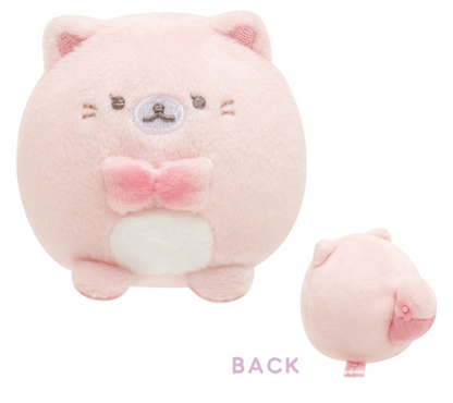 Funwari Nekolon Tenori Plush Set of 5 pieces comes with drawstring bag from San-X Japan