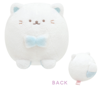 Funwari Nekolon Tenori Plush Set of 5 pieces comes with drawstring bag from San-X Japan