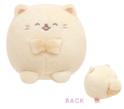 Funwari Nekolon Tenori Plush Set of 5 pieces comes with drawstring bag from San-X Japan
