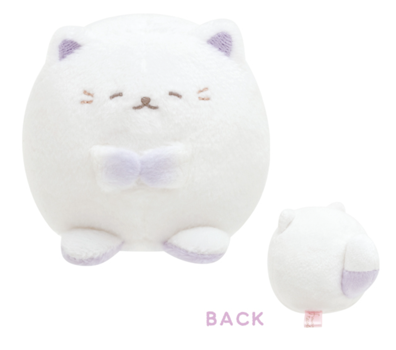 Funwari Nekolon Tenori Plush Set of 5 pieces comes with drawstring bag from San-X Japan