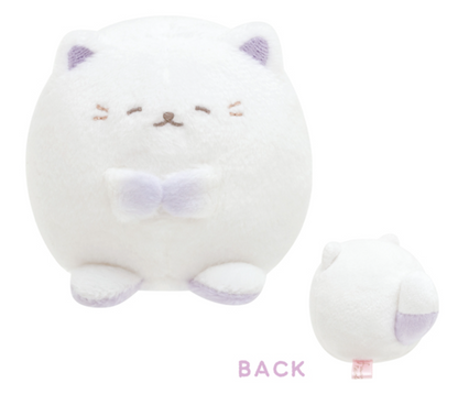 Funwari Nekolon Tenori Plush Set of 5 pieces comes with drawstring bag from San-X Japan