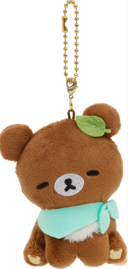 Rilakkuma Chairoi koguma Plush Keychain Rilanowa Limited edition from San-X Japan