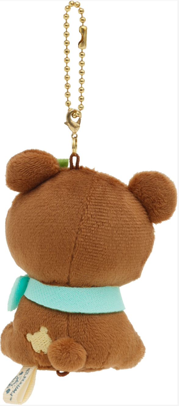 Rilakkuma Chairoi koguma Plush Keychain Rilanowa Limited edition from San-X Japan