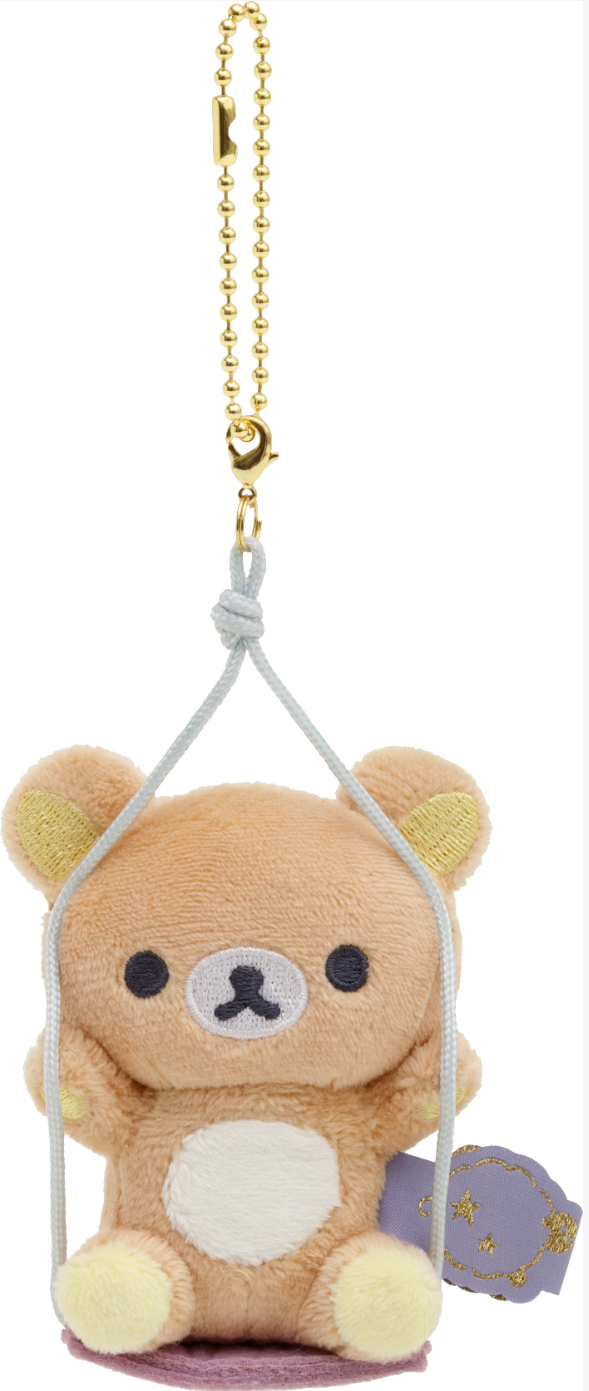 Rilakkuma Plush Keychain Rilanowa Limited edition from San-X Japan
