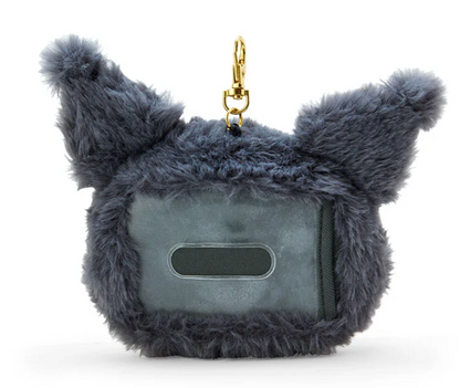 Sanrio Kuromi Face Plush with Card Holder Direct from Japan