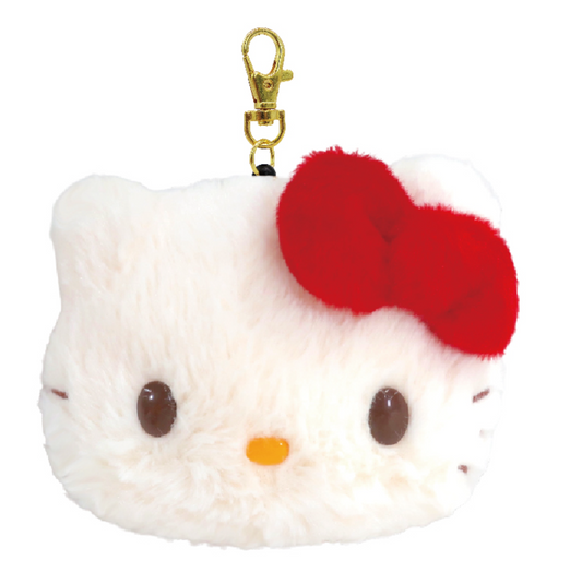 Sanrio Hello Kitty Face Plush with Card Holder Direct from Japan