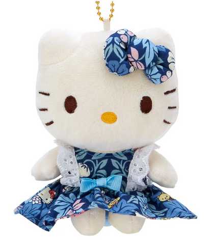 Sanrio Hello Kitty x Liberty Fabrics Collaboration Plush Keychain (BL) Sanrio Direct from Japan